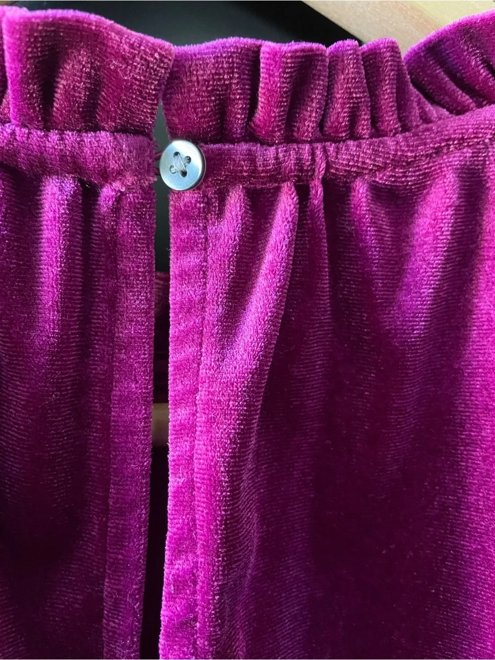 🌷🎀 Elegant H&M Linen-Blend Cottagecore Bib Shorts w/ GAP Plum Ruffled Top